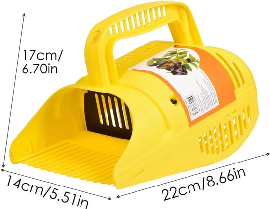 Picker, Fruit Picker Plastic Berry Picker Tool Blueberry Harkes Harvester, Blueberry Rake Scoop voor Bosbessen, Rode Bosbessen en Bosbessen (Bosbessenkiezer) — afbeelding 5