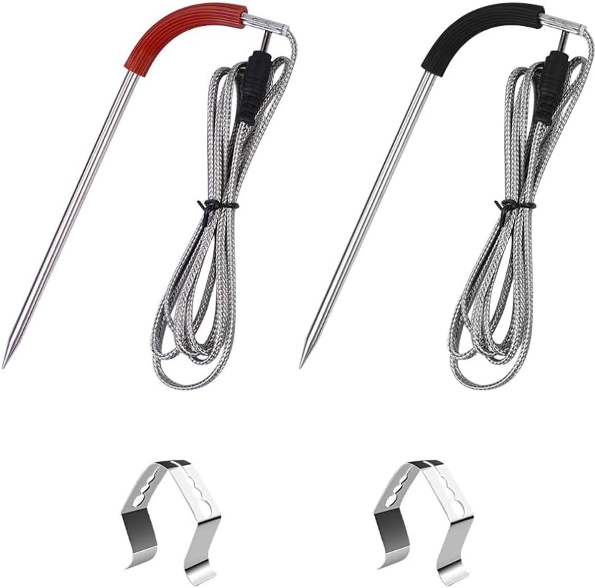 2 Stuks Vervangende Probes Compatibel Met Weber Gas En Smokefire Thermometer - Vlees Grill Probe Vervangende Set Sensor Temperatuur