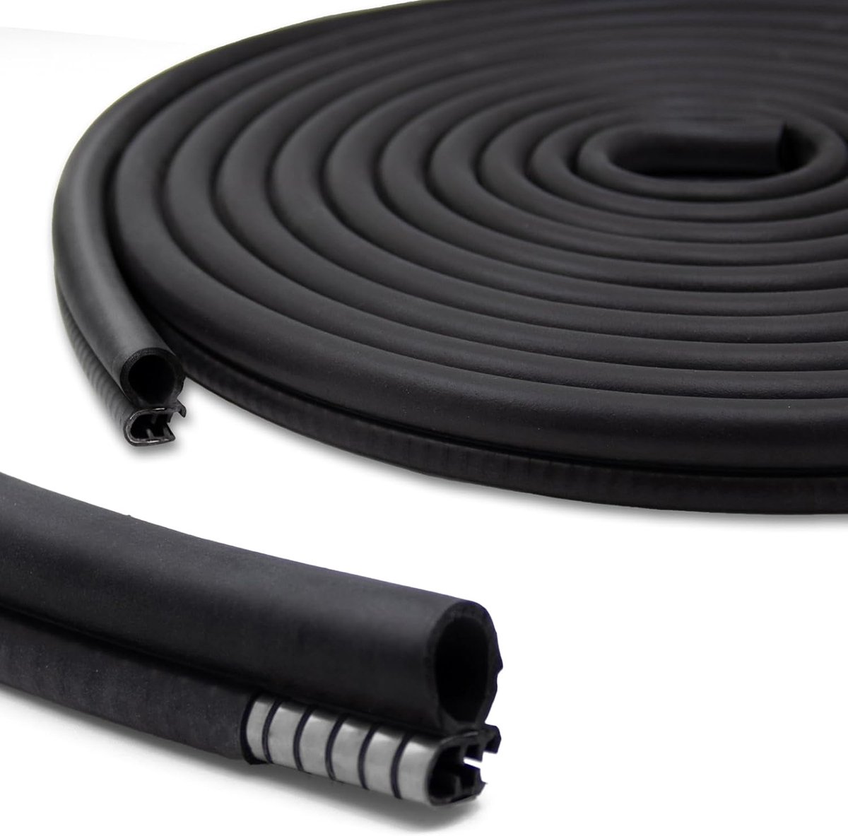 Door Seal 4 m 18 mm EPDM Rubber with Sound Insulation and Waterproof for Motorhomes, Trucks, SUVs and Boats Not - ShopVlot