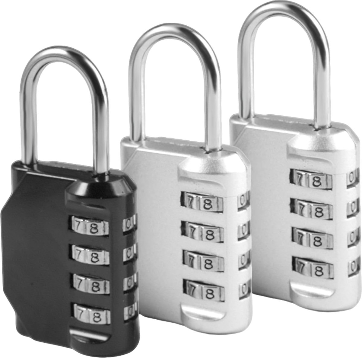 4-cijferig combinatieslot - weerbestendig metaal - compact en lichtgewicht - ideaal voor gymlockers - ShopVlot