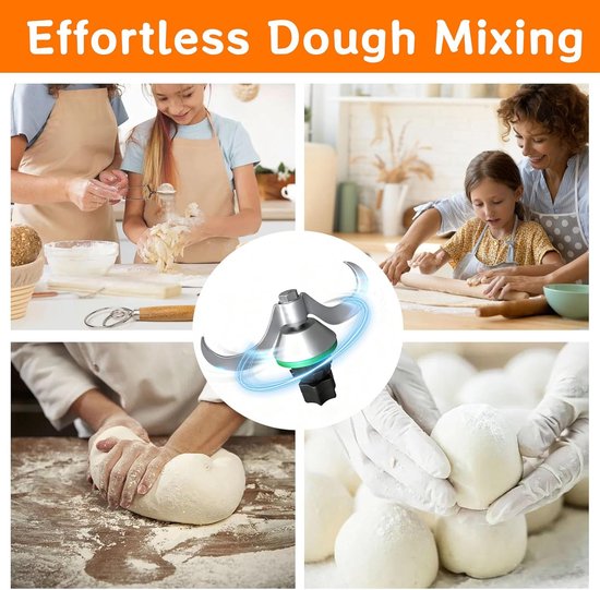 Dough Knife voor Thermomix, Roestvrijstalen Mengmes voor Deeg, Vervangingsonderdeel voor Foodprocessor, Makkelijk Schoon te Maken, Keukenaccessoires, Bakgereedschap van Merkloos — afbeelding 4