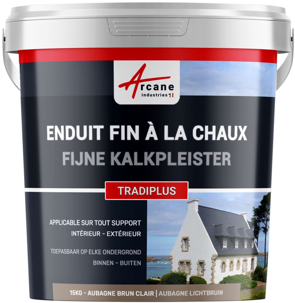 Fijne kalkpleister voor binnen- en buitendecoratie - TRADIPLUS