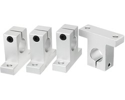ARCELI 4pcs SK8 8mm CNC Linear Motion Ball Slide Units Rail Support Manual Shaft Carrier - ShopVlot