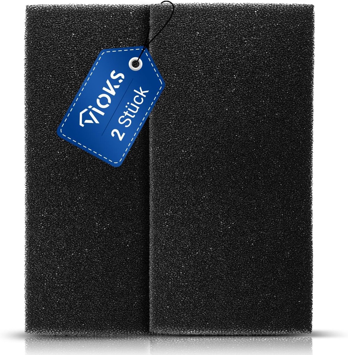 SnelShoppen - 2 x Pluisfilter en Sponsfilter voor Droger, Vervangingsfilter voor Gorenje 429410 628504, Filterschuim 278 x 135 x 19 mm, Voetfilter, Sc