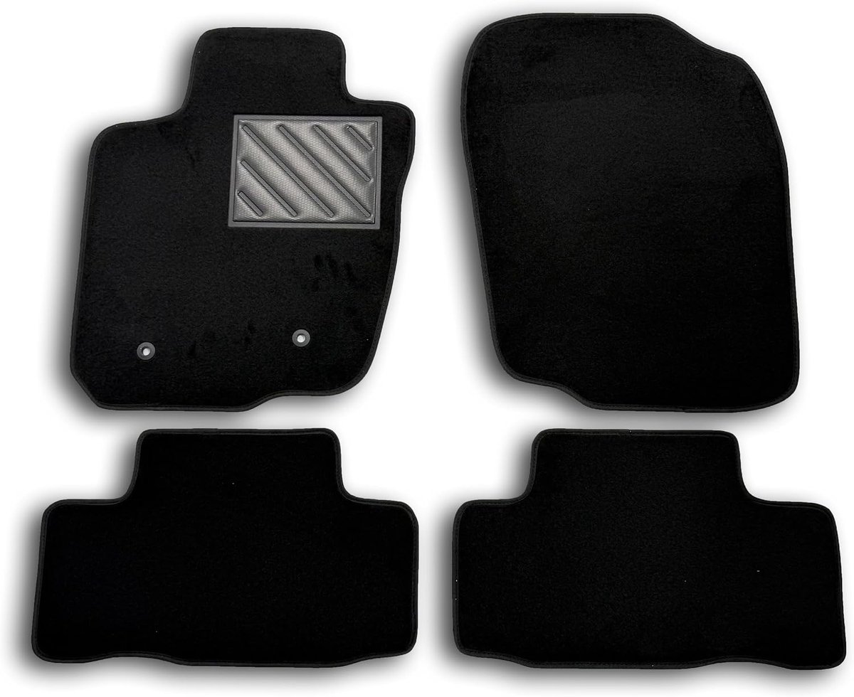 Vloermatten Toyota RAV4 III (XA30) 2006-2012 - Rubber - Antislip met versterkte hakbescherming - Duurzaam en praktisch - ShopVlot