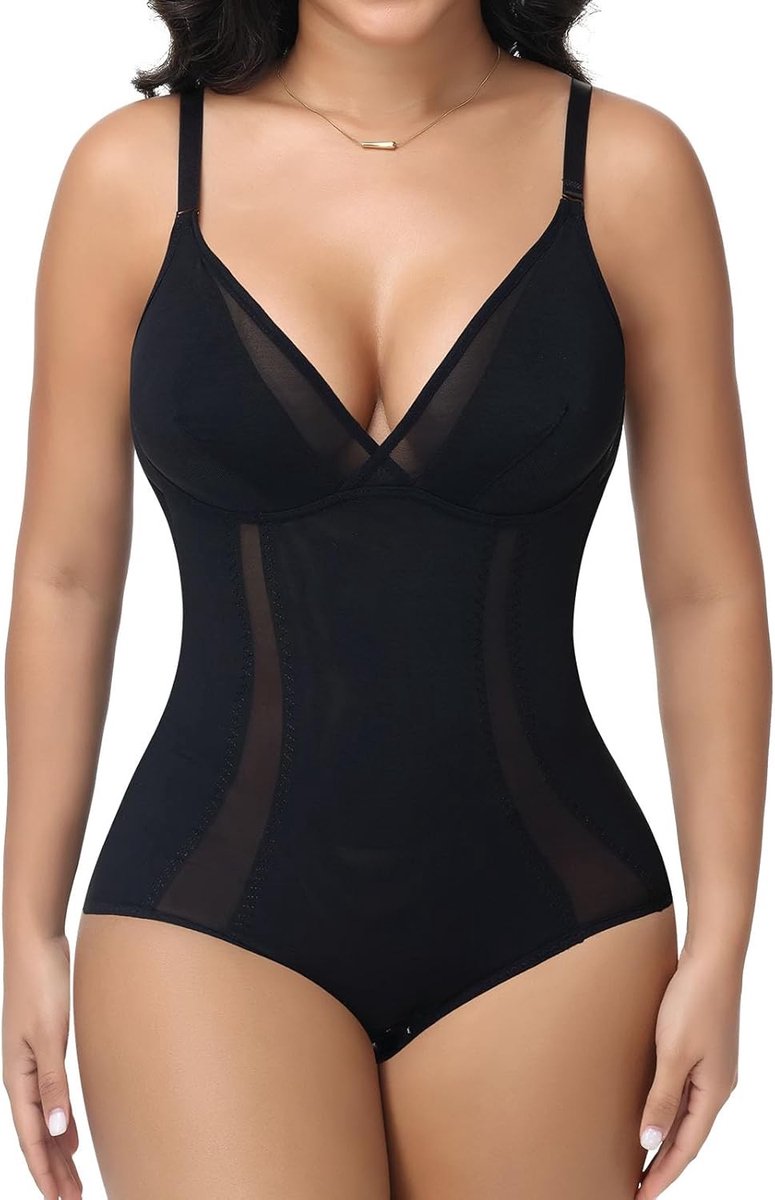 Body Shaper Dames Shapewear met Buikcontrole, Corset Bodysuit voor Sterke Vormgeving en Ondersteuning