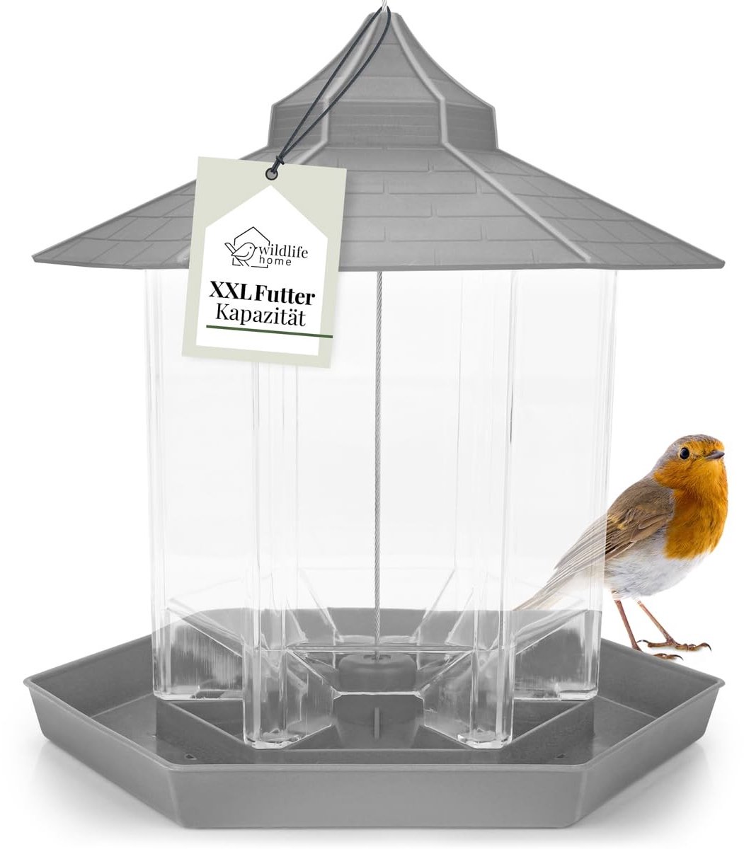 Omgoods - Vogelhuisje van Kunststof voor Tuin en Balkon