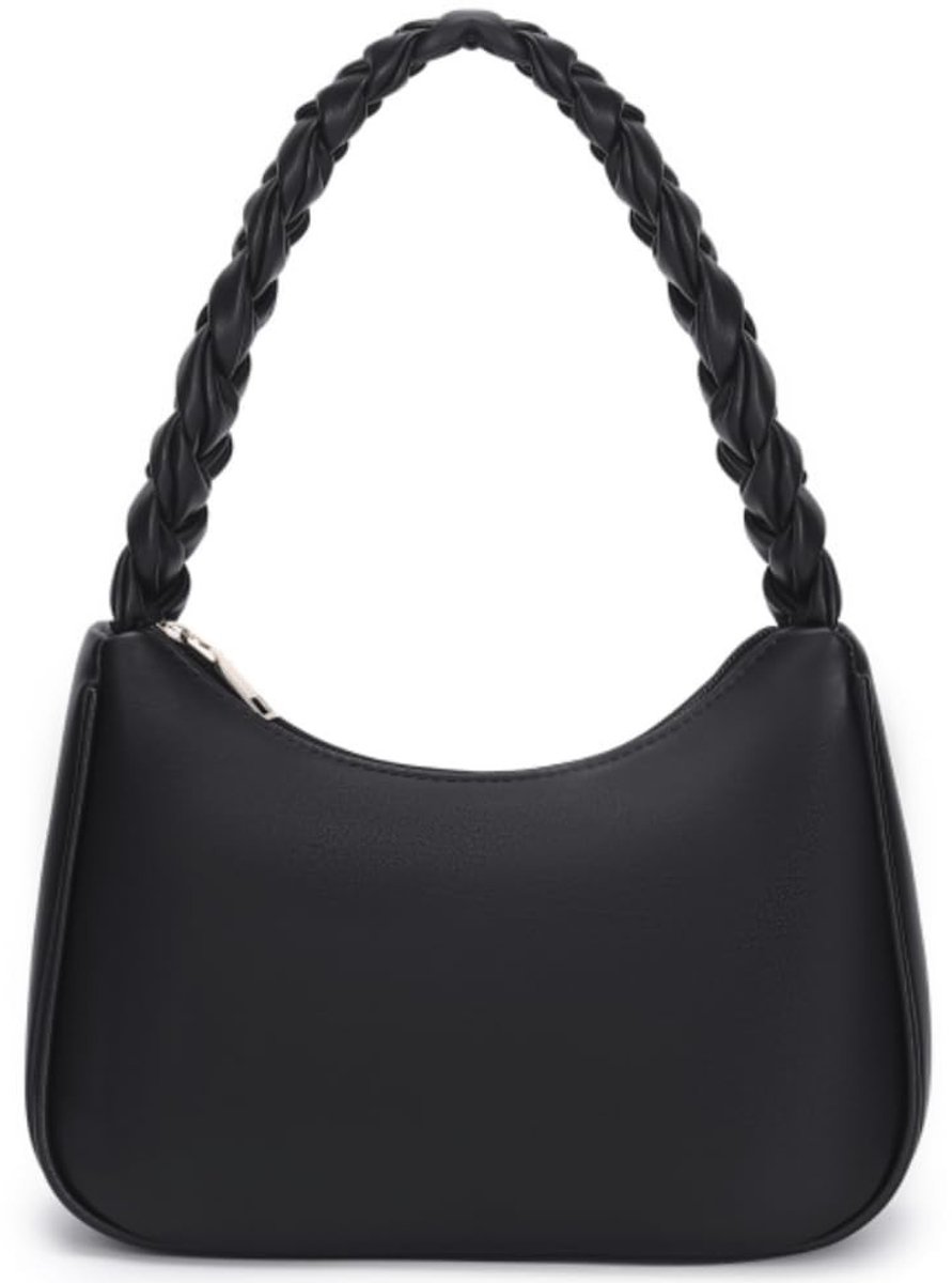 Omgoods - Schoudertas voor Dames, Hobo Handtas met Rits