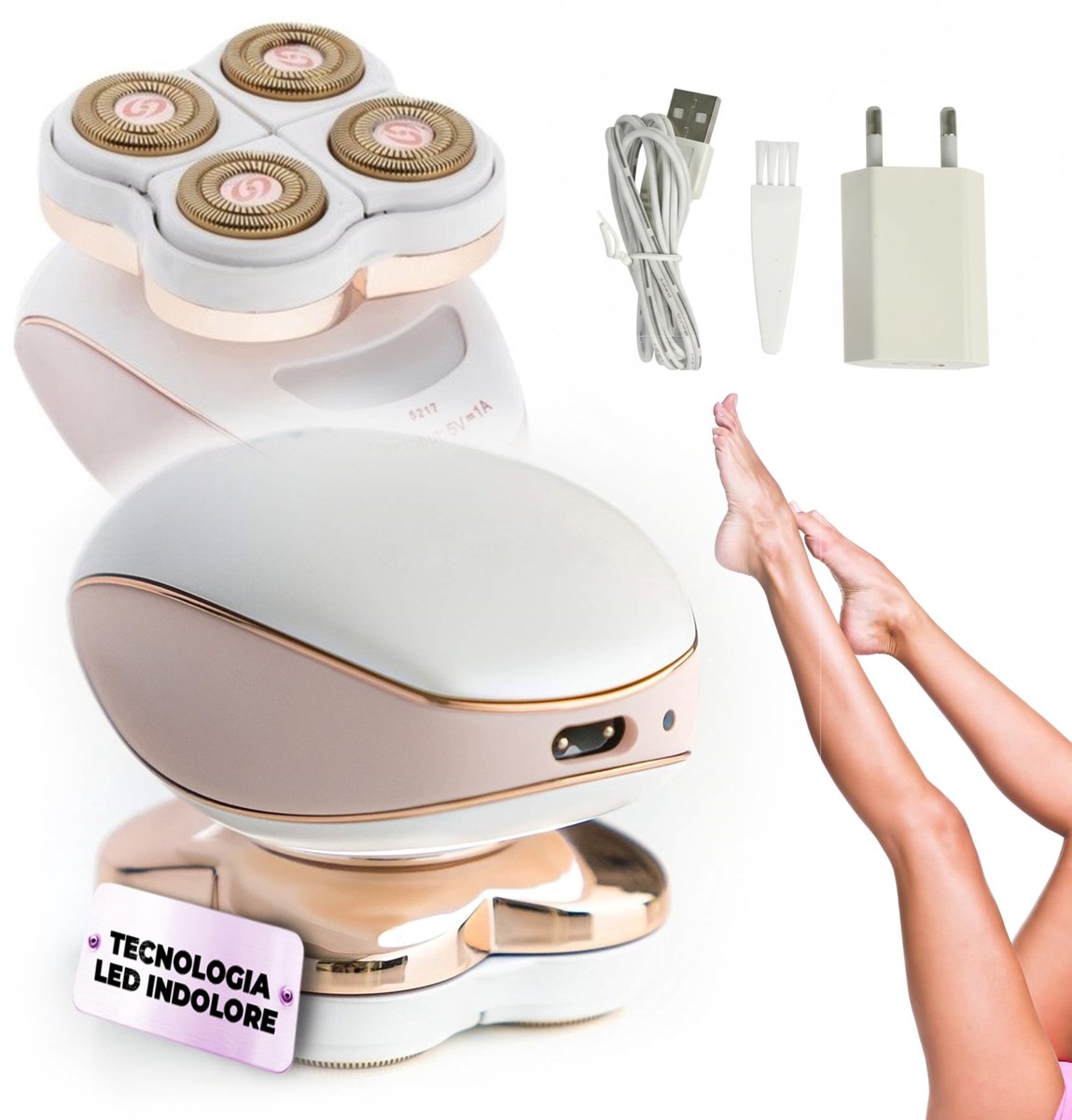 Omgoods - Draadloze Epilator voor Pijnloze Haarverwijdering