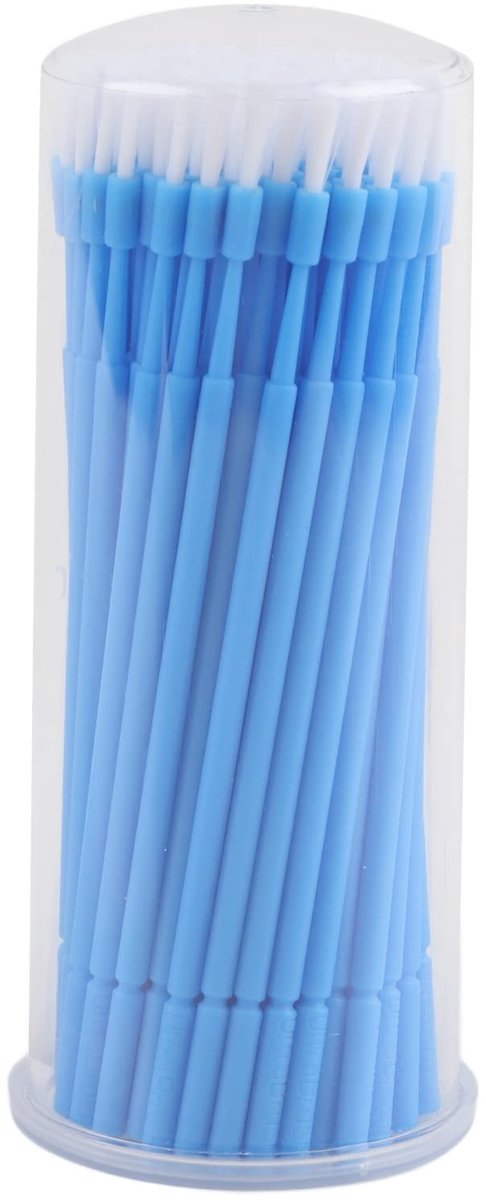 Omgoods - 100 Stuks Micro Applicator Borstels voor Tandheelkundig Gebruik en Schoonheidsbehandelingen
