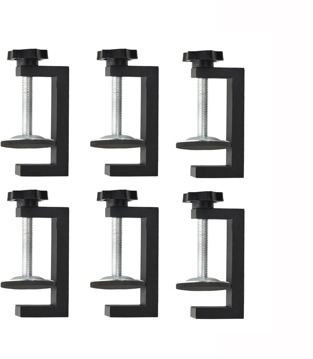 Omgoods - Set van 6 C Klemmen voor Houtbewerking