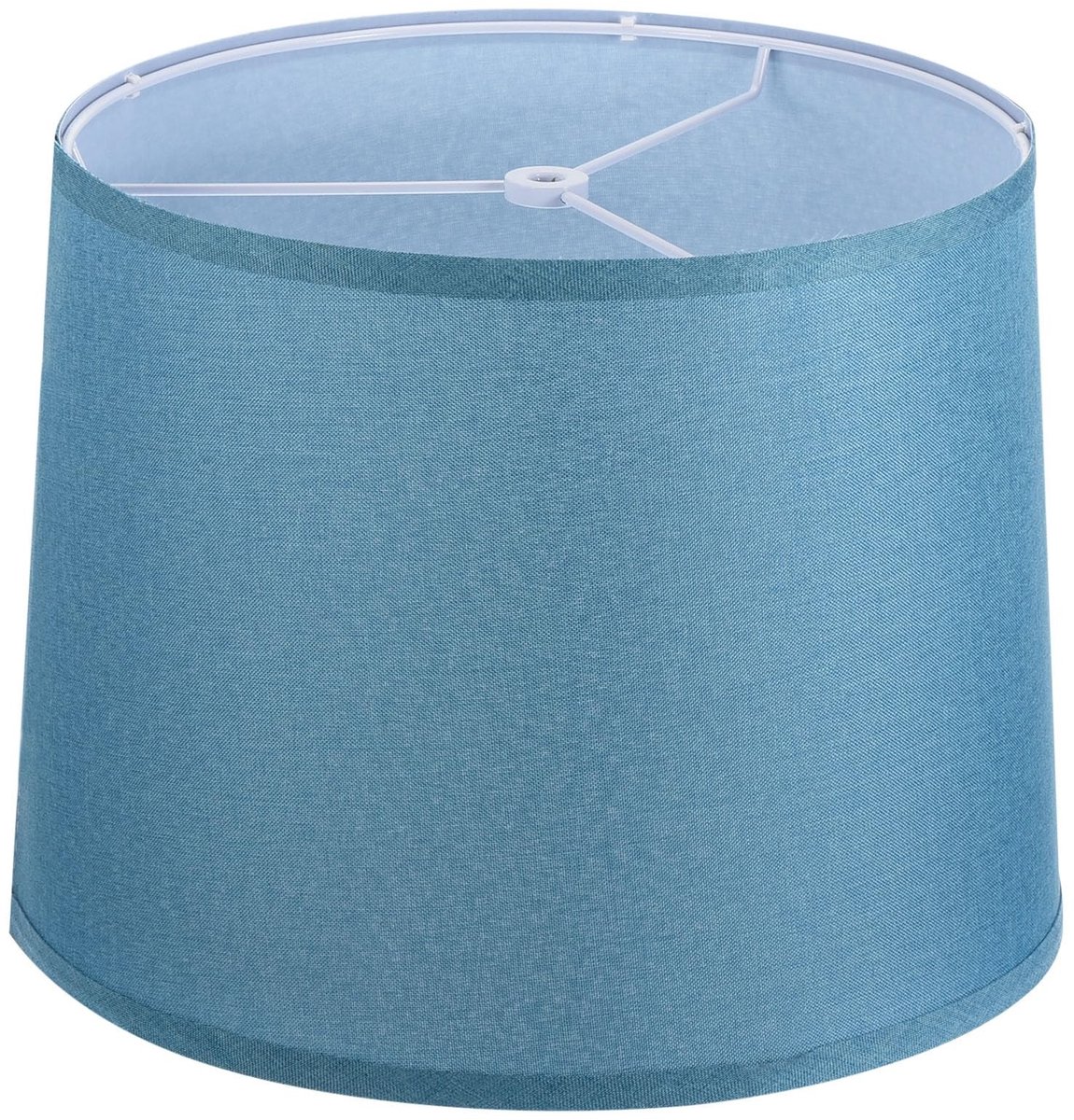 Omgoods - Drum Lampenkap van Linnen voor Tafellampen, Blauw