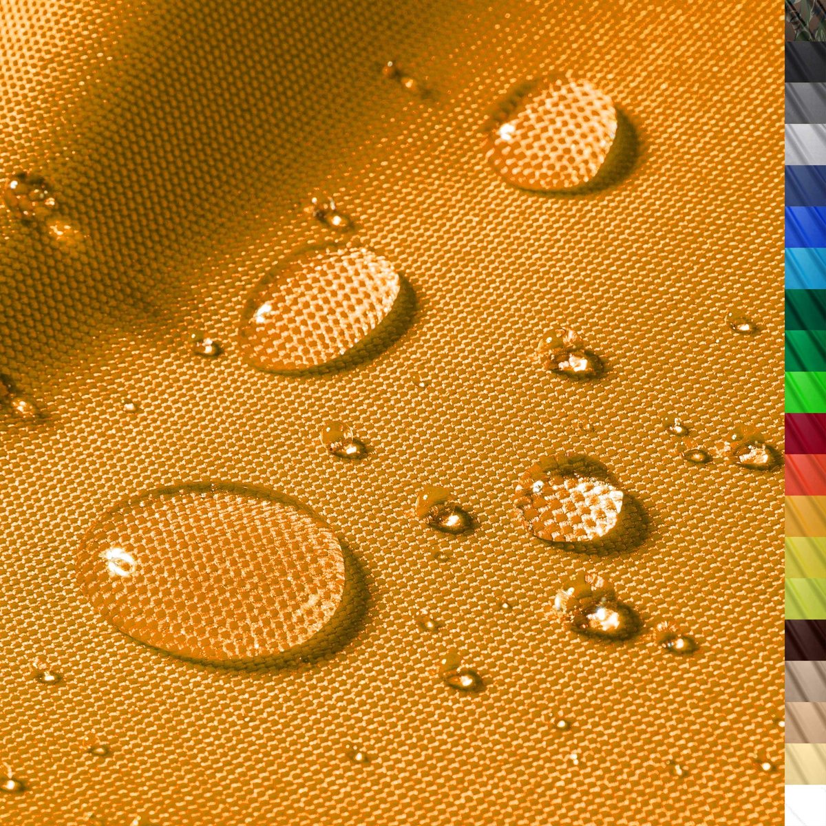 Omgoods - Waterproof Polyester Stof 400x160 cm met 8.5 mm Waterkolom Oranje