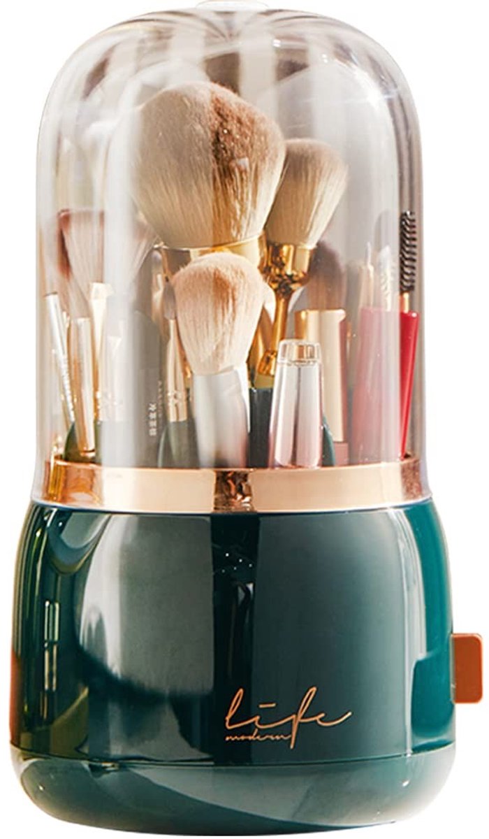 Omgoods - 360 Rotating Makeup Organizer met Stofdicht Deksel