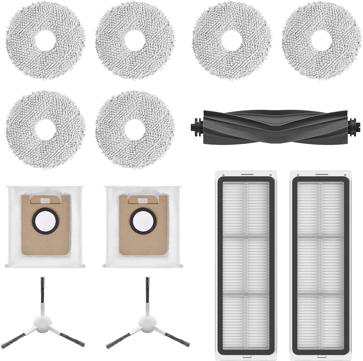 Omgoods - Vervangende Accessoires voor Dreame L10s/L10 Ultra - 13 Stuks Set