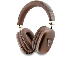 Guess PU Leather 4G Triangle Logo Headphone - Geschikt voor Bluetooth Smartphones - Bruin