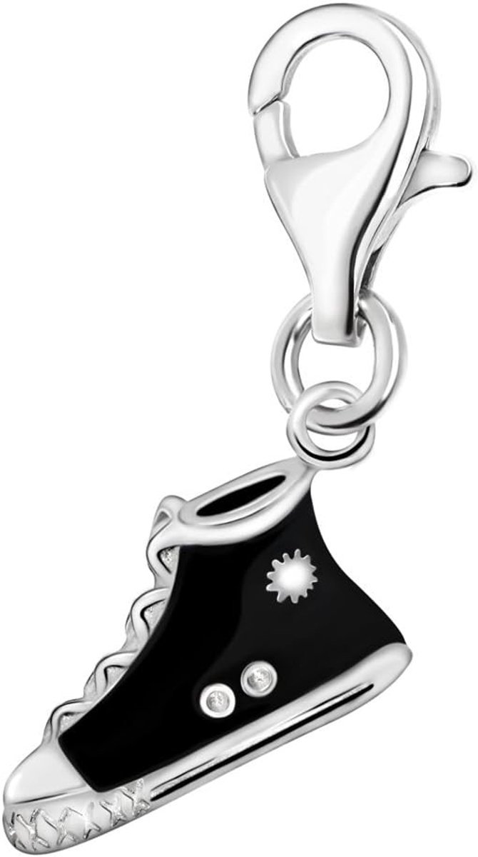 Verzilverd Dames Schoenen Thema Charm Bedel Hangers voor Armbanden en Accessoires