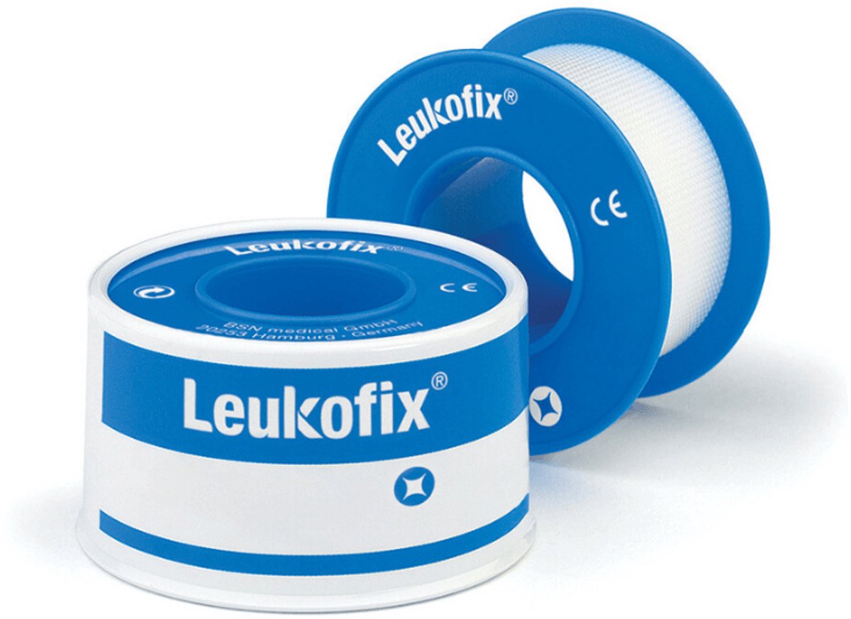 Leukofix hechtpleister 9,2m x 1,25cm 24 rollen