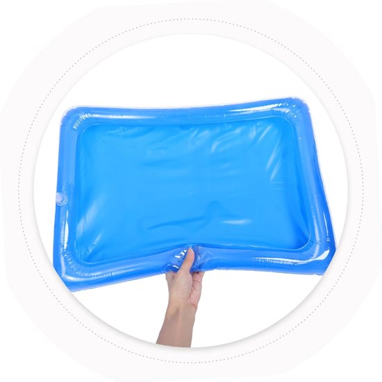 Opblaasbare Serveer Tray - Koeler Tafel - Feestjes Organiseren - Aanpasbaar Ontwerp - 59 x 43 cm - Blauw — afbeelding 5