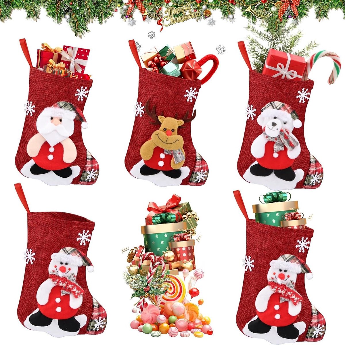 Kerstkous (4 stuks) - ShopVlot