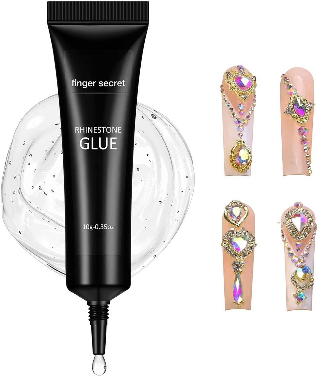 SnelShoppen - 3D Nail Gel 10 g Multifunctionele Rhinestone Builder Gel Duidelijke Nagellijm voor 3D Nagelkunst, Nagel Carving, Sculpting en Modelling