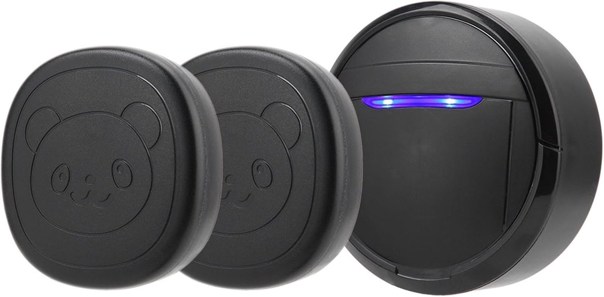 Watris Veiyi Buzzer Dog Bell with Motion Sensor, Cat Bell with Motion Sensor, Buzzer Dog with 2 Transmitters, 1 - ShopVlot