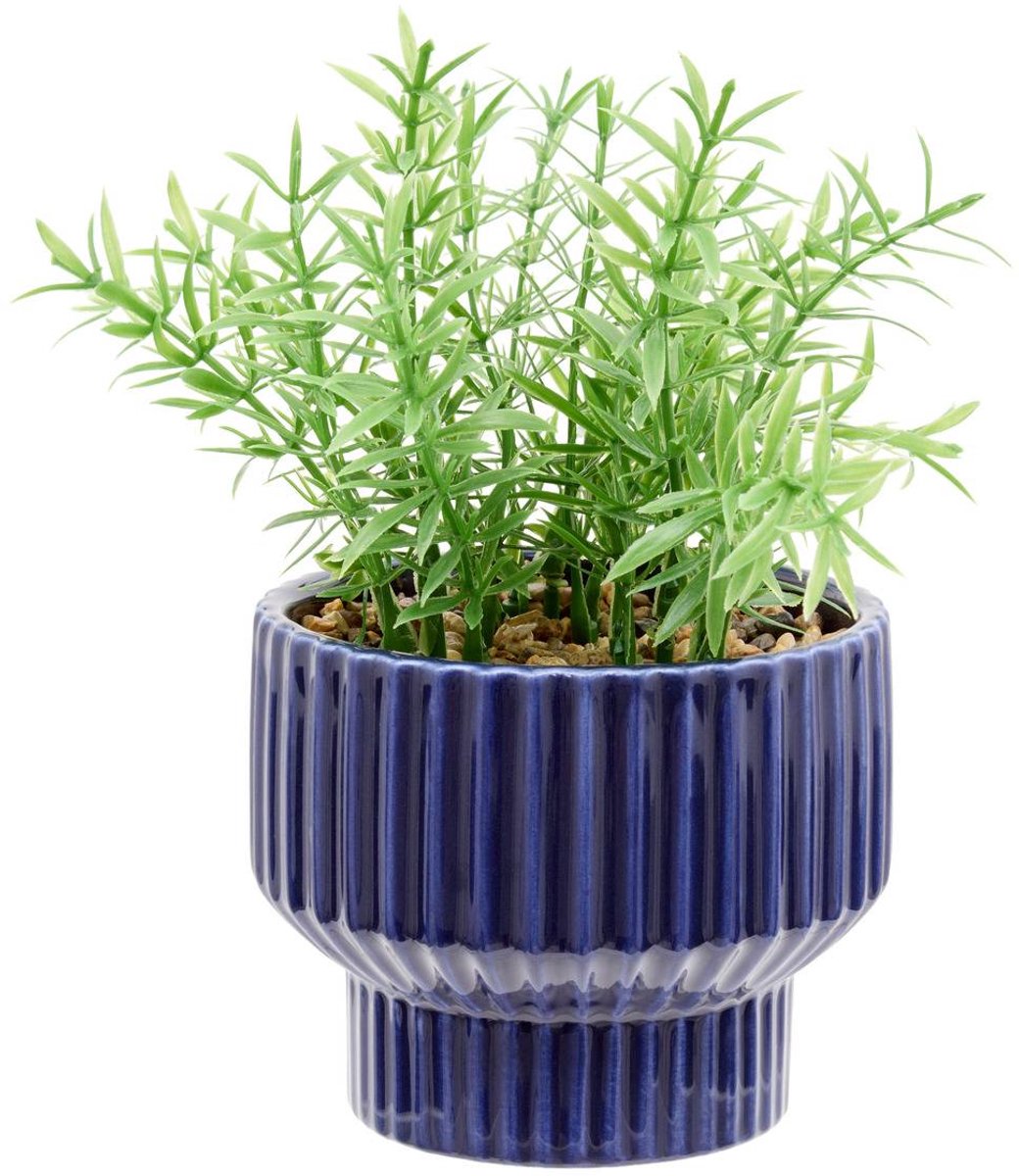 Kunstplant van Nippo met keramische pot