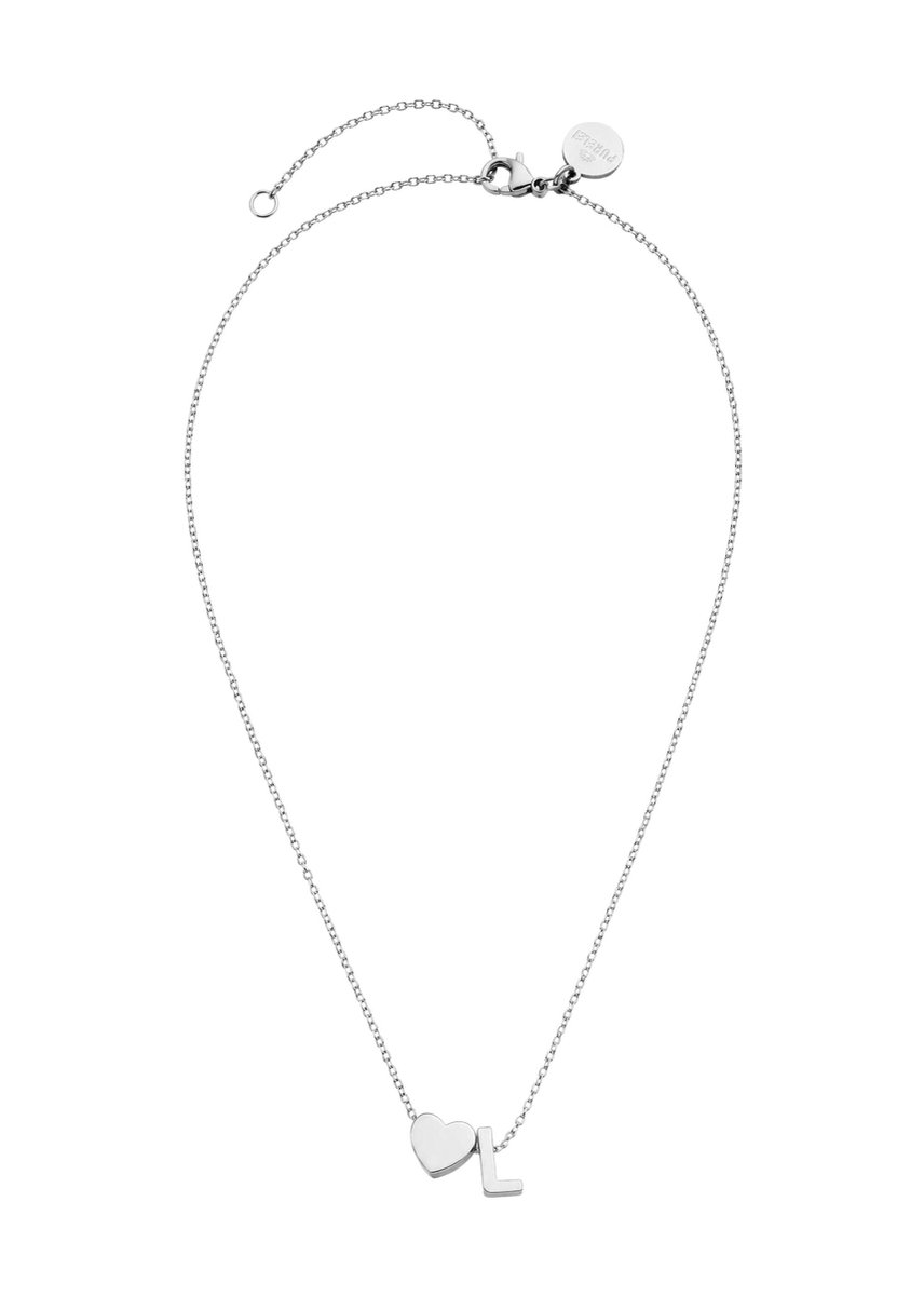 PURELEI Ketting Letter Heart L