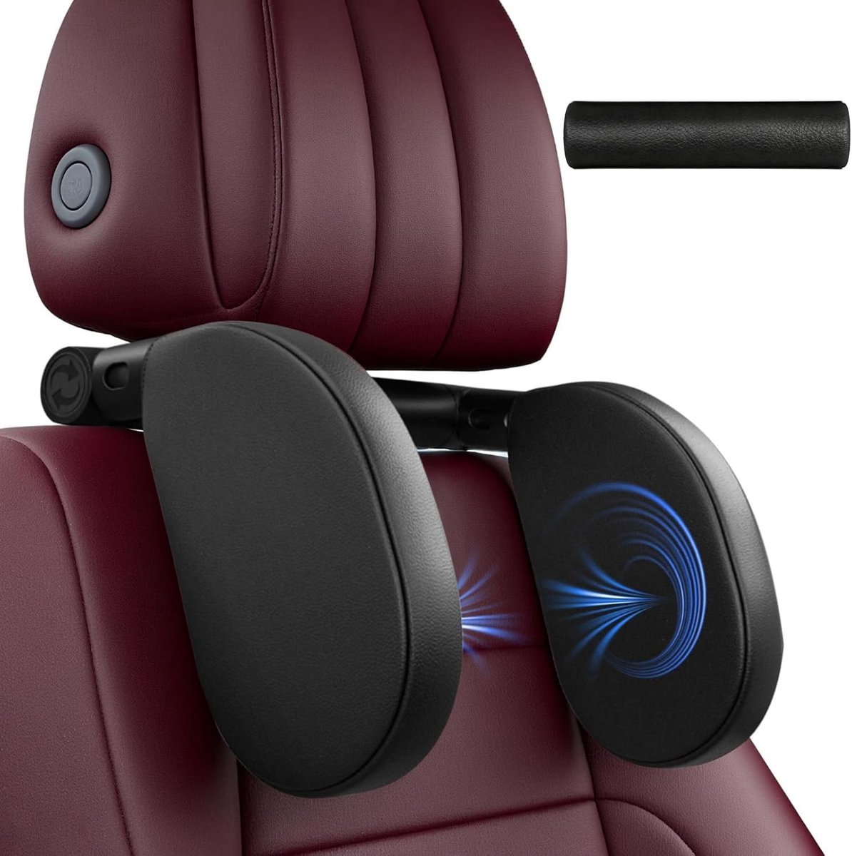 Omgoods - 360° Adjustable Car Headrest - Geheugen Schuim Hoofdkussen voor Auto