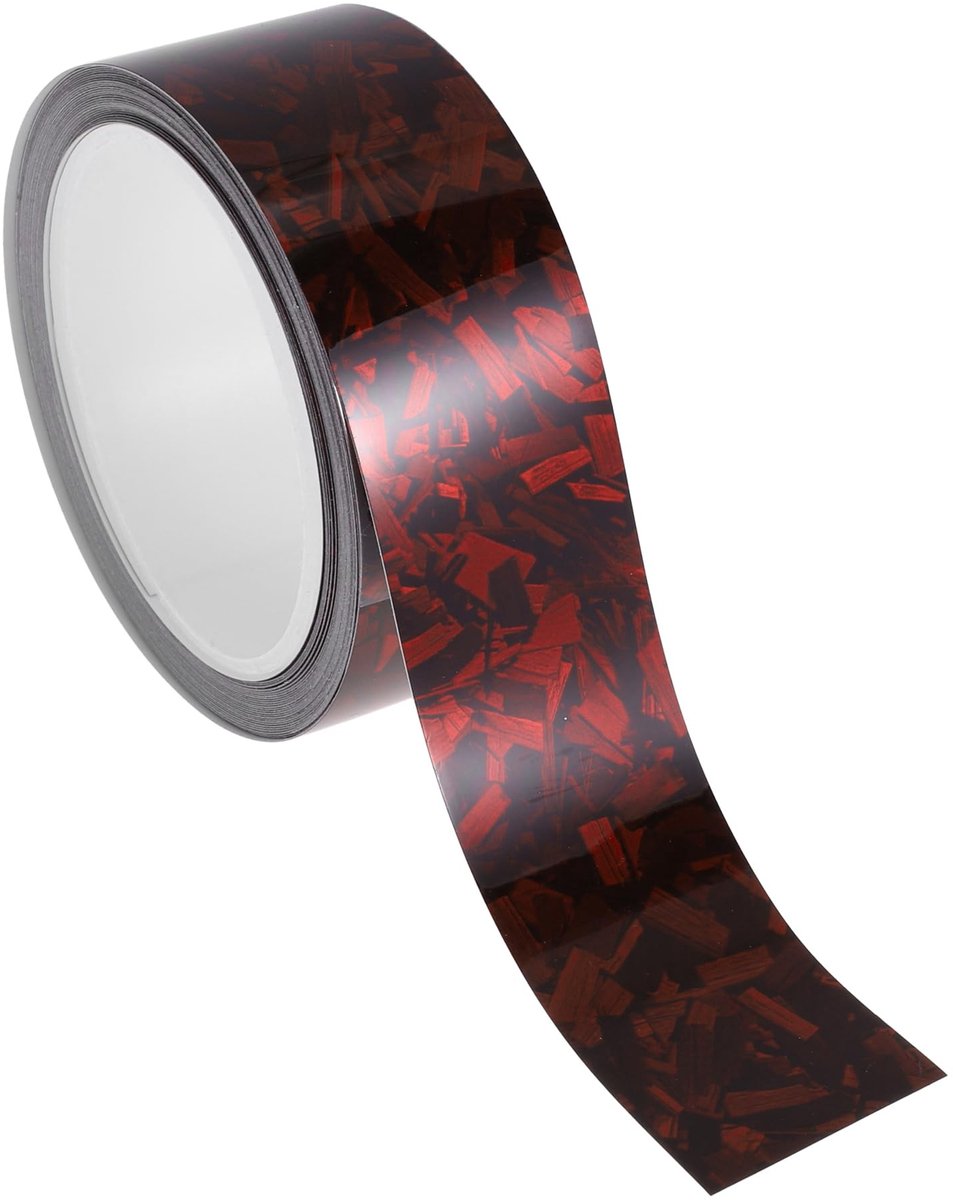 Omgoods - Rode Striped Plakband 40 mm x 8,5 m voor Auto en Motor
