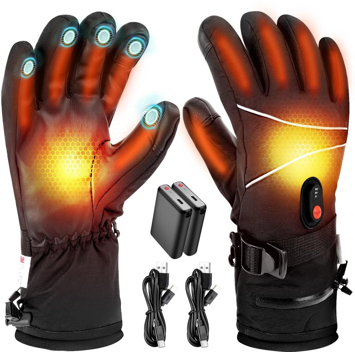 Omgoods - Oplaadbare Verwarmde Handschoenen voor Buitenactiviteiten