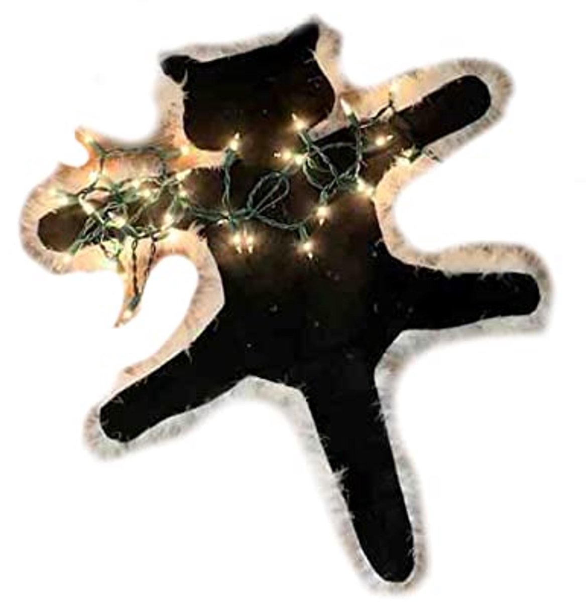 Omgoods - Lichtgevende Baked Cat Tapijt - Grappig Vloerkleed voor Thuis en Feestdagen