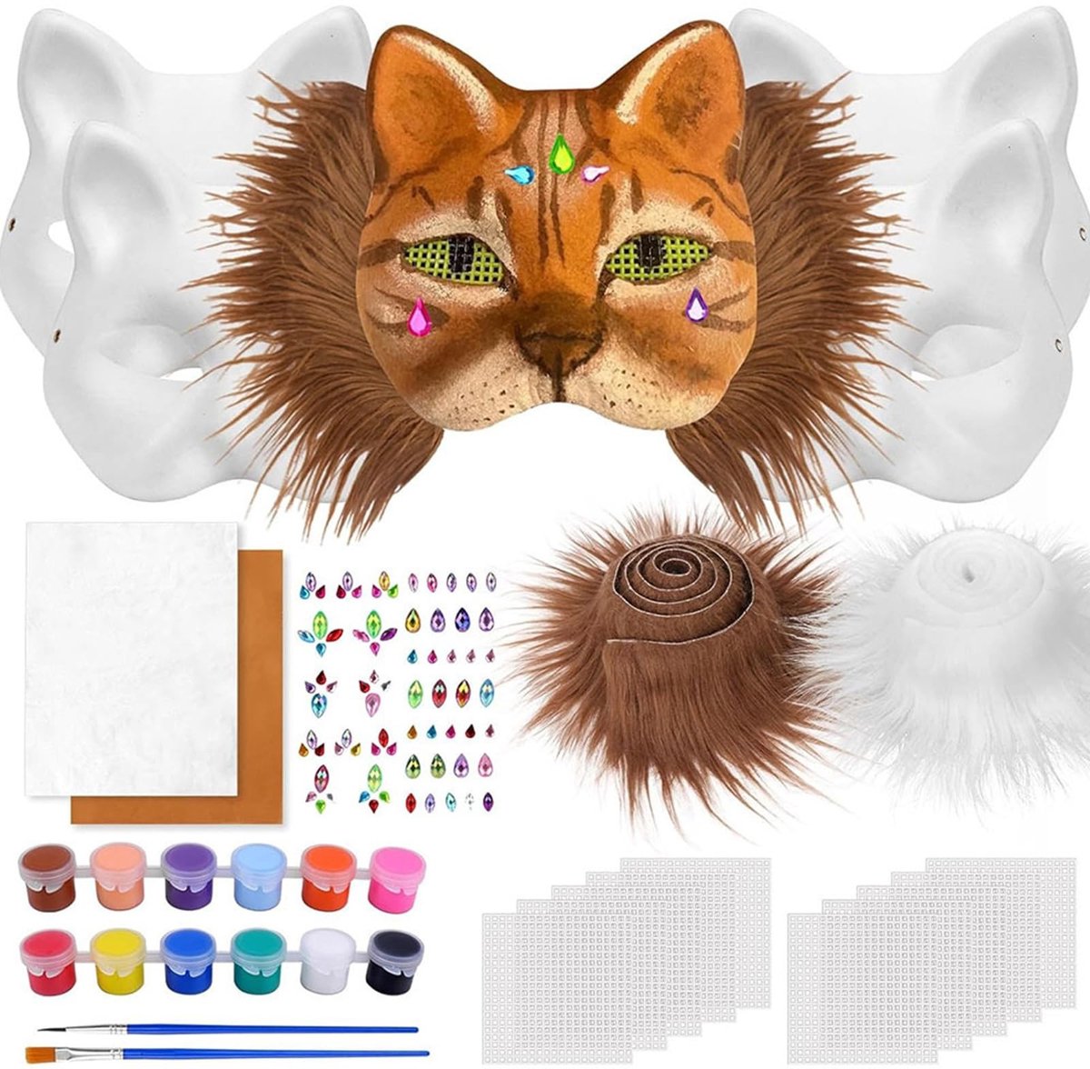 Omgoods - 23-delige DIY Maskerset voor Halloween en Cosplay