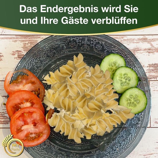 Omgoods - Pasta Disc voor Machine, Fusilli Rigati XL voor Zelfgemaakte Pasta — afbeelding 2