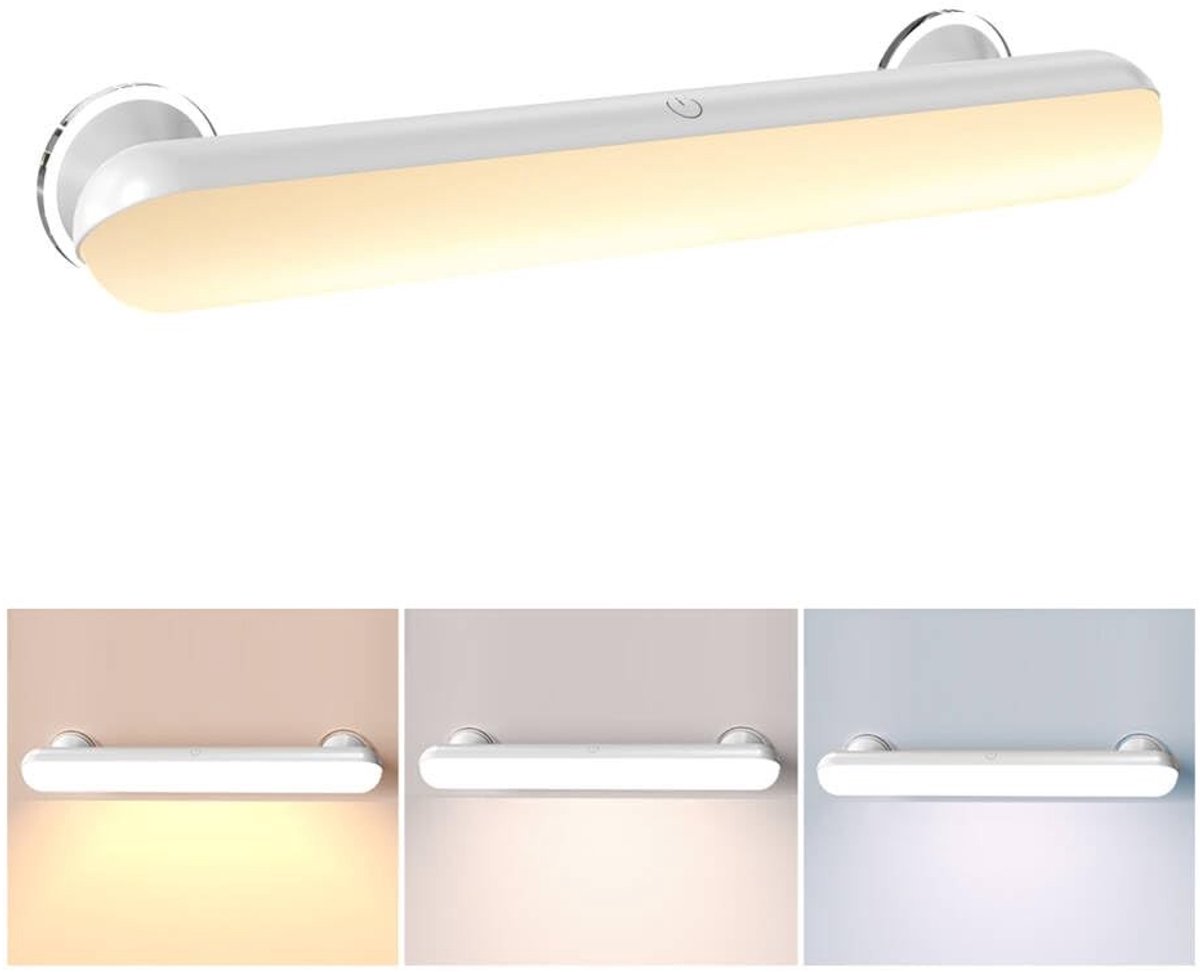 Omgoods - Make-up spiegelverlichting met zuignappen - Dimbare verlichting met afstandsbediening