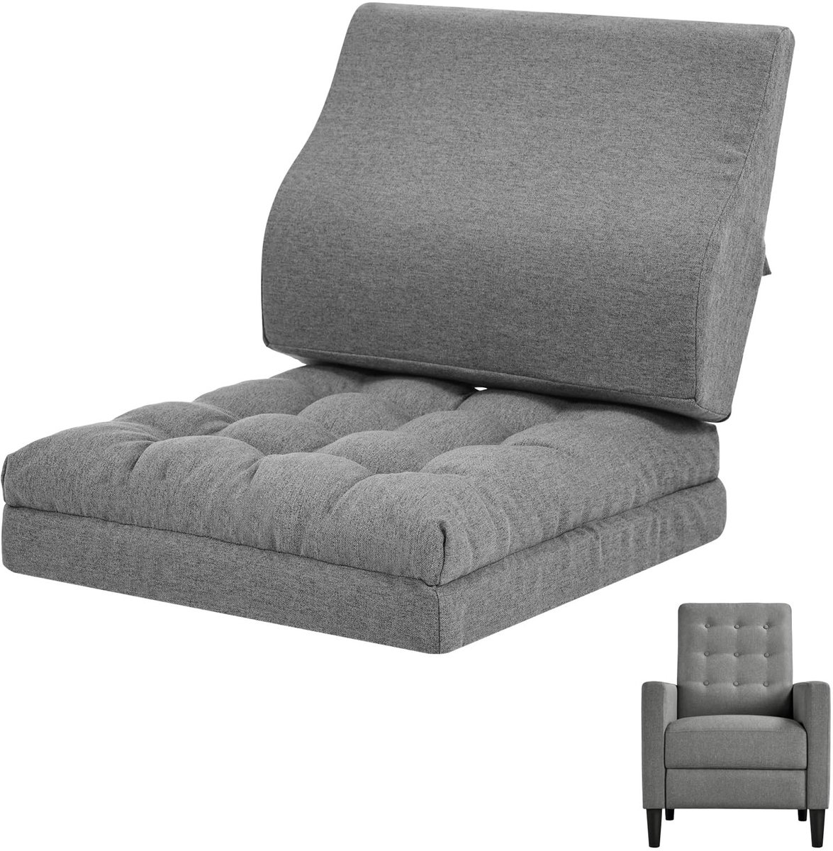 Omgoods - Zitkussen met Rugkussen Set voor Senioren, Ergonomisch en Non-Slip