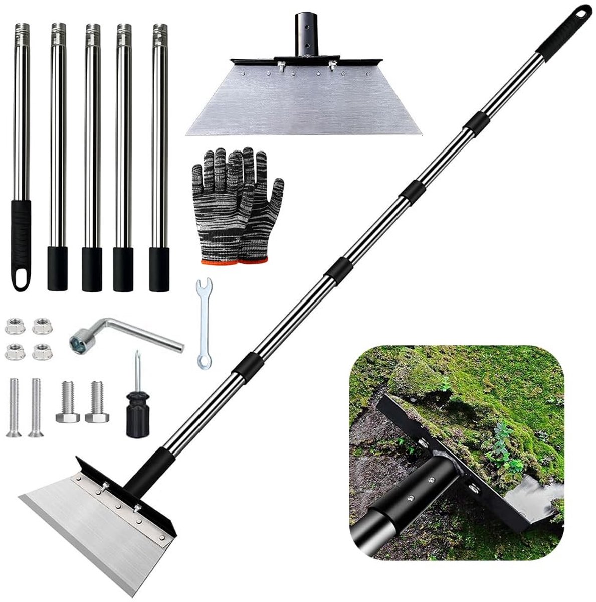 Omgoods - Multifunctionele Tuinschep met Handvat voor Tuinonderhoud
