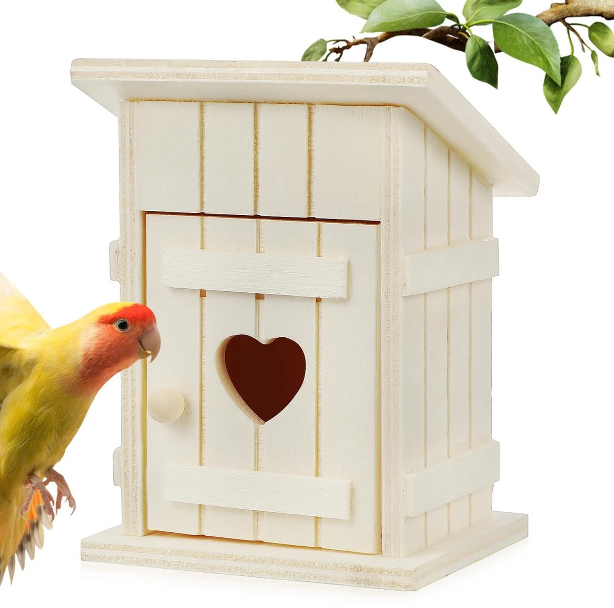 Omgoods - Houten Vogelhuis voor Kolibries - Buitenaccessoire voor Vogels