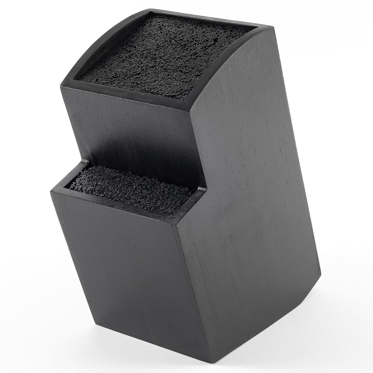 Omgoods- Messenblok Hoogwaardig Acaciahout - Messenhouder Zonder Messen - Roestvrij Staal - Magnetisch - Duurzaam - Elegant Design