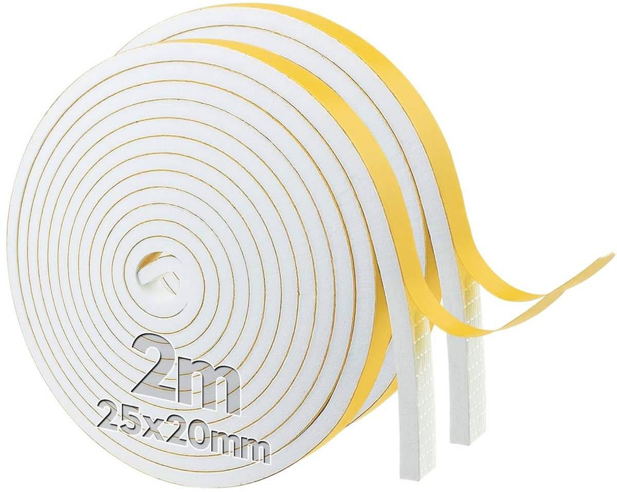 Omgoods - Zelfklevende Sealing Tape voor Deuren en Ramen, 2 Rollen