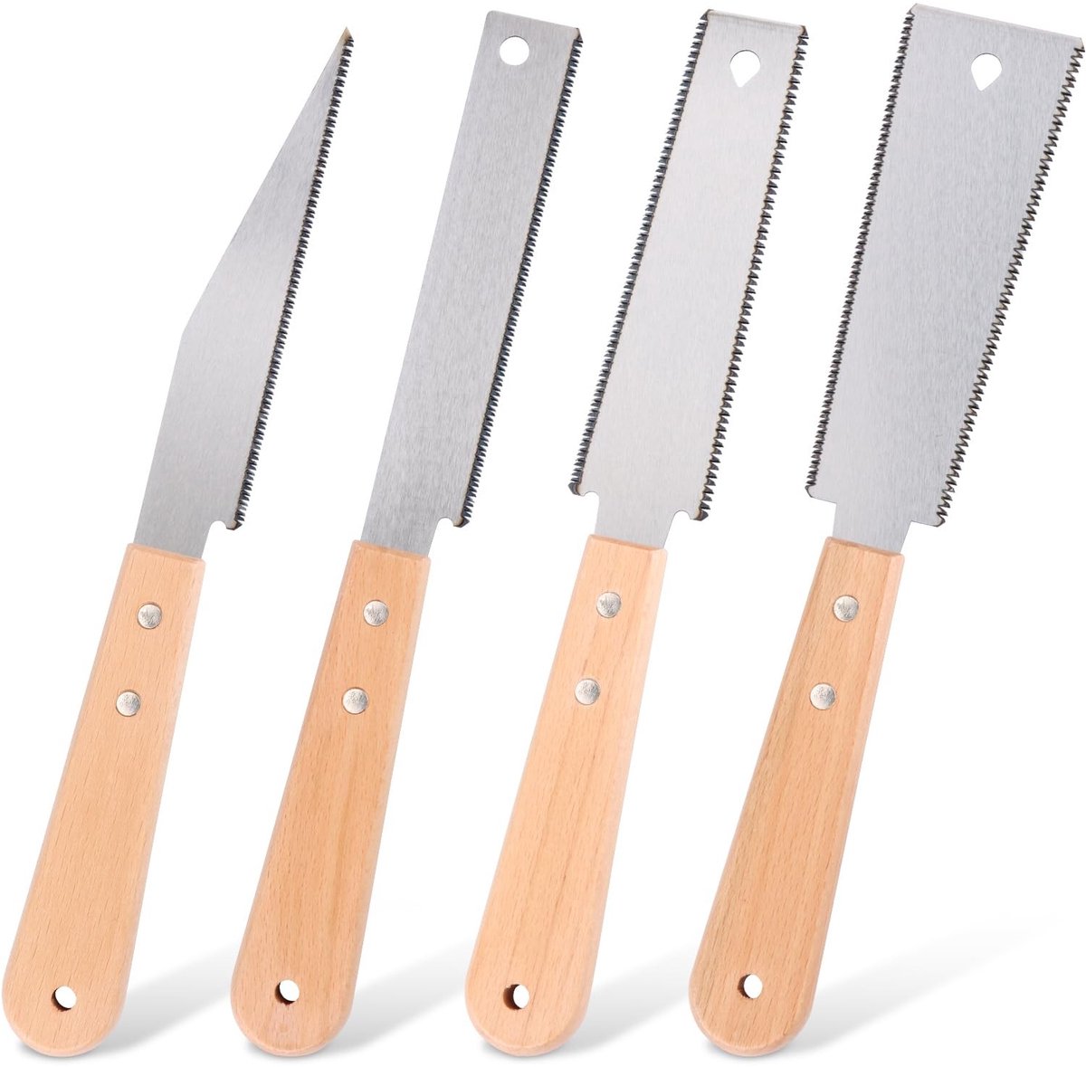 Omgoods - Set van 4 Japanse Handzagen voor Houtbewerking