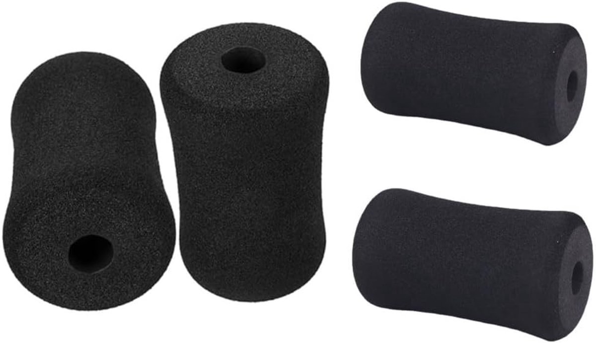 Set van 4 vervangende schuim voetpads voor fitnessapparatuur, gym pad en wielen