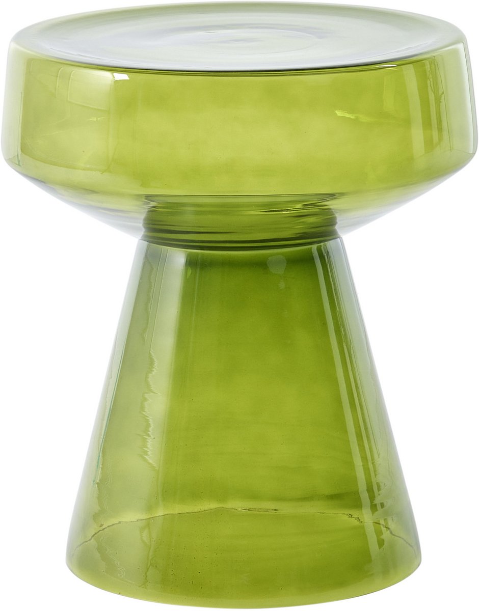 LAGUNA - Bijzettafel - Groen - Glas