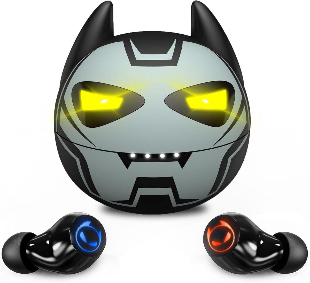 Thijox - Draadloze Oordopjes voor Kids met Leuke Ontwerpen - In-Ear Bluetooth 5.3 Waterdichte Sport Hoofdtelefoon met Microfoon voor Jongens en Volwas