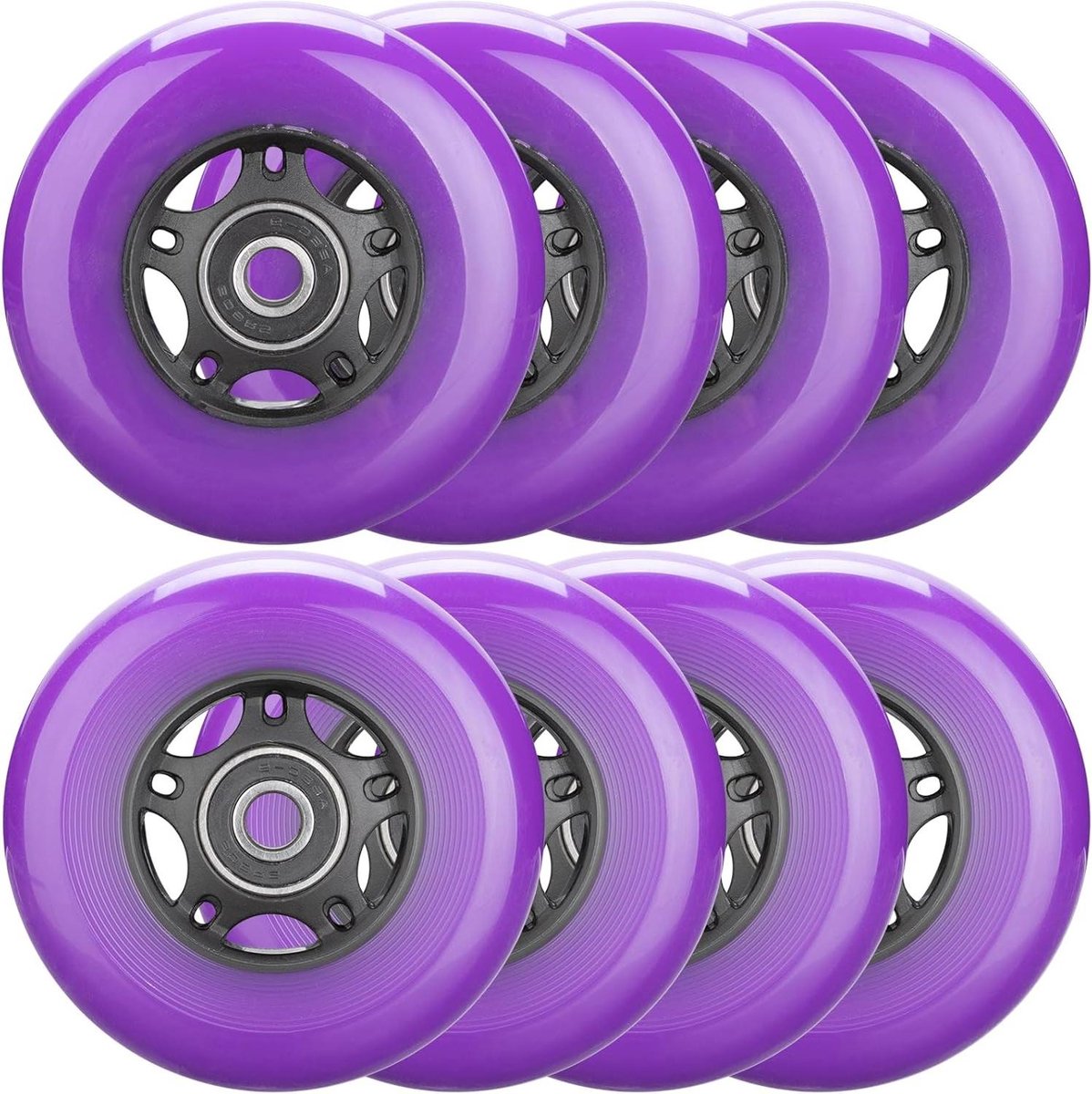 Schoenwielen Set Rolschaatswielen Vrij Schatsen Slijtvast Polyurethaan 80mm