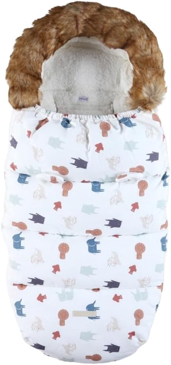 Canvas Voetenzak - Babywikkel - Wandelen Kinderwagen - Waterdicht Winddicht - 6-36 Maanden - Natuurlijke Kleuren