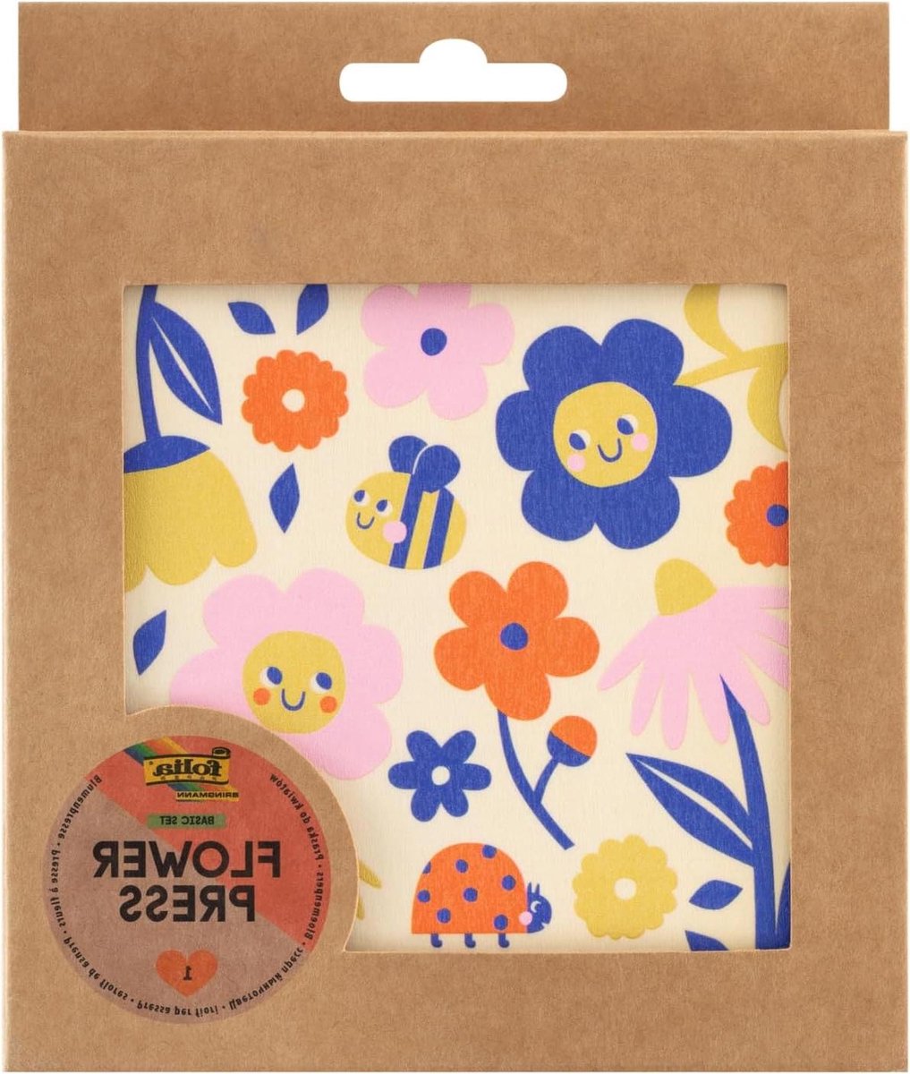 Bloemenpers Hout - Planten Drogen - Bloemen Preserveren - Inclusief Instructies - 145 x 145 cm - Meerkleurig
