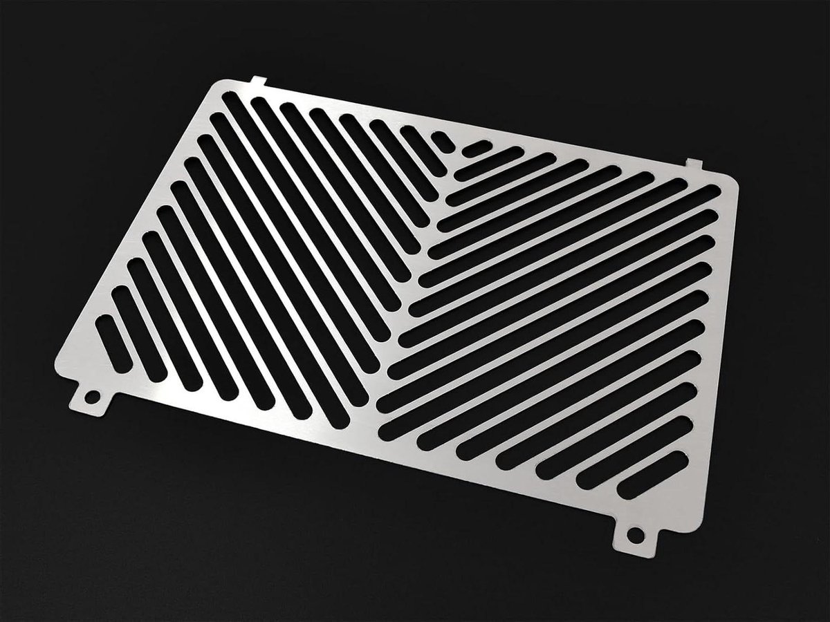 Radiatorafdekking Motor - Beschermer Grill - Motor Beschermen - Roestvrij Staal - Specifiek Model - Zilver