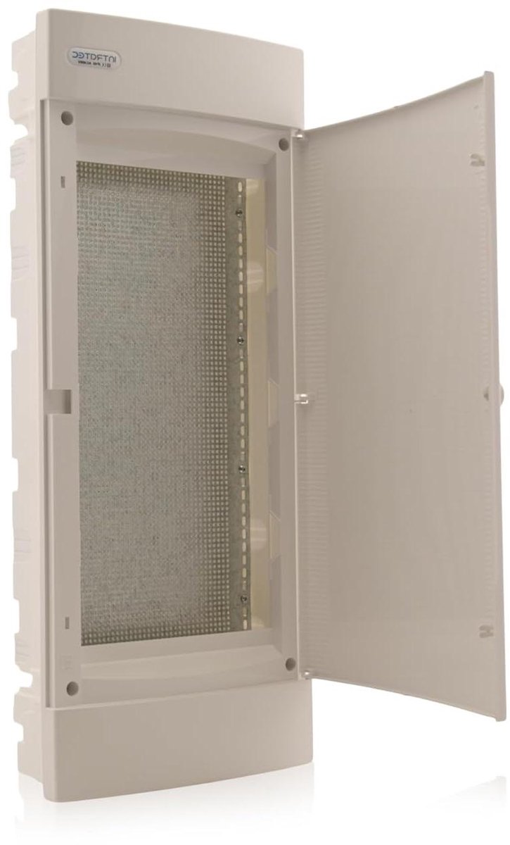 Multimedia Verdeler - Inbouw Kast - Netwerk Organiseren - IP40 Bescherming - 4 Rij - Wit