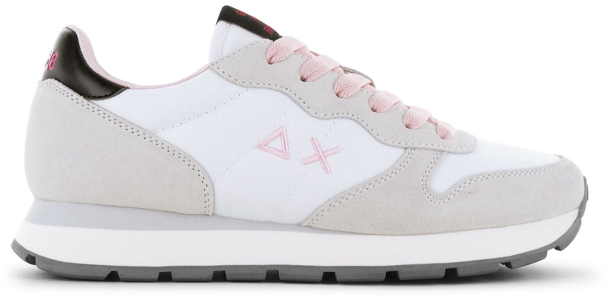 SUN68 Ally Solid - Dames Sneakers Schoenen Wit Z46201-01 , Maat: EU 42